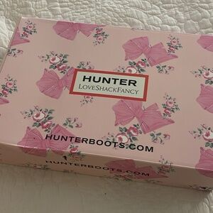 LoveShackFancy Pink Hunter Boots